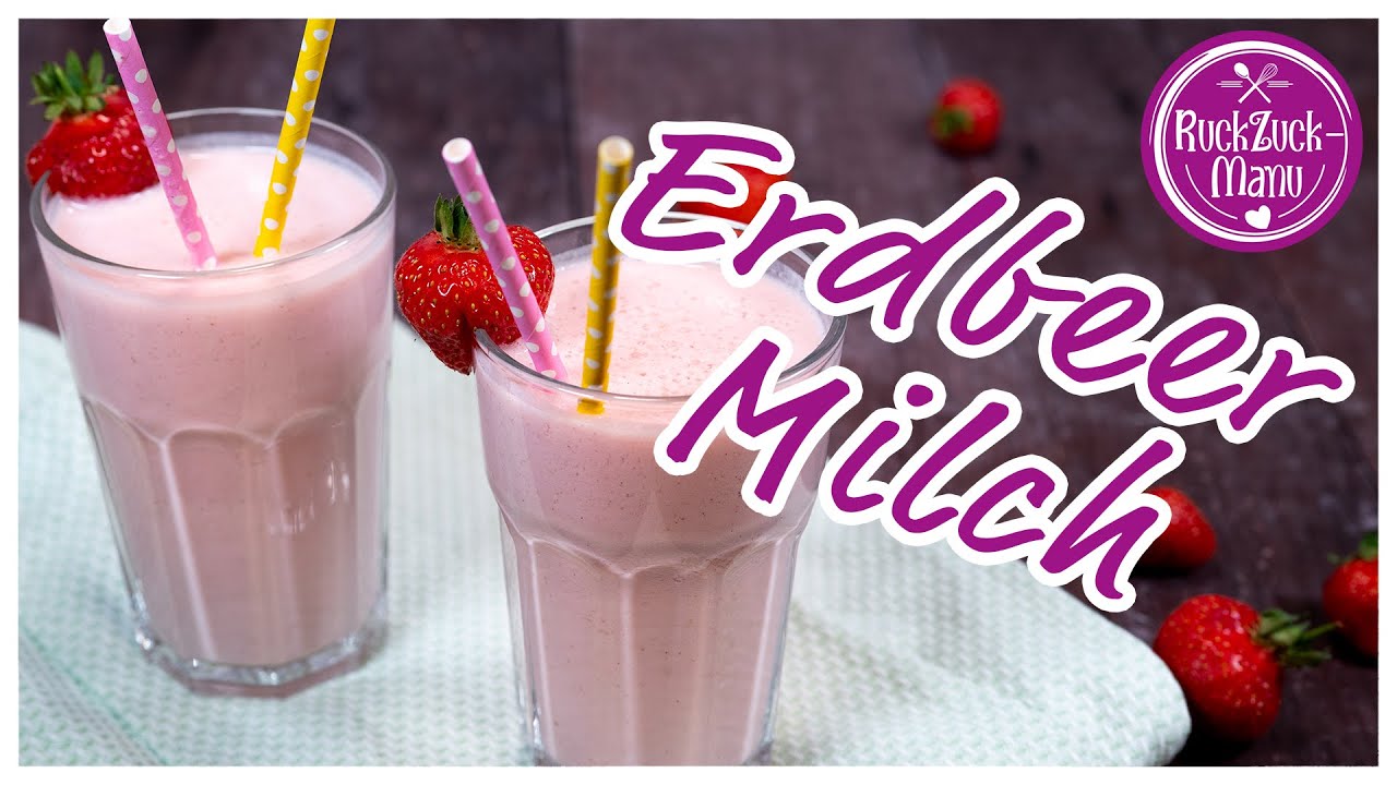 Erfrischende Erdbeermilch - Thermomix® TM5/TM6