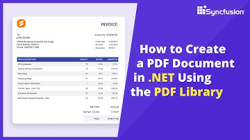 How to Easily Create PDFs in .NET Using the .NET PDF Library