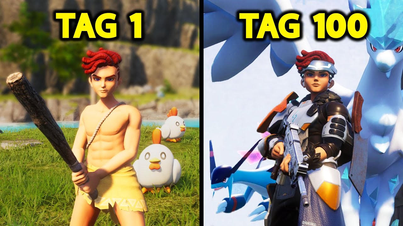 Ich habe 100 Tage PALWORLD überlebt und das ist passiert