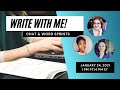 WRITE WITH ME! | Chat + Word Sprints