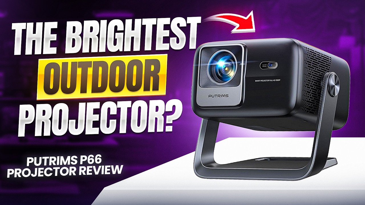 Is This The BEST Outdoor Projector? | Putrims P66 Smart Projector