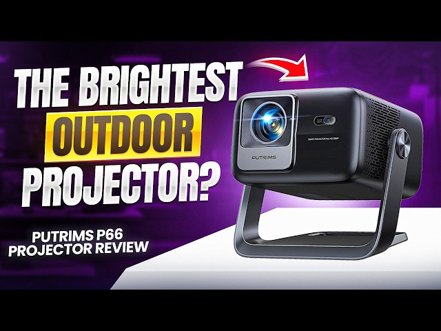 Is This The BEST Outdoor Projector? | Putrims P66 Smart Projector