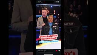 Naynay Deal Or No Deal Takes On The Banker dealornodeal gameshow stephenmulhern