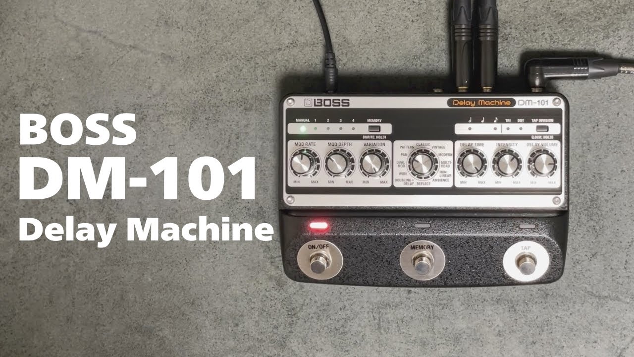 BOSS - DM-101 | 究極のアナログディレイ解説レビュー - YouTube