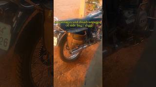 side bag advantages and disadvantages who installed it #bikemodification #modified #bikeaccessories