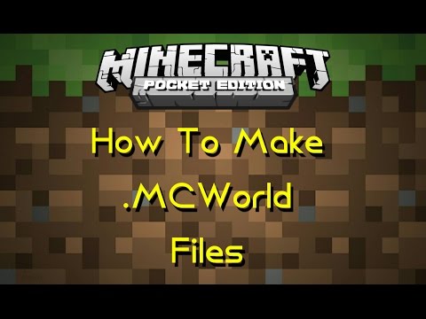 How To Make .MCWorld Files