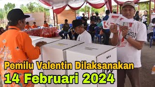 Pemilu Valentin Dilaksanakan 14 Februari 2024 || Diikuti 18 Partai Politik