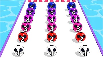 Marble Run 🏆 3D Game Color Ball Race Gameplay Android IOS Level 6435