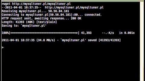 mysqltuner