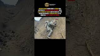 Russian Soldier Throws Rifle at Ukrainian Drone #shorts
