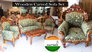 For price click here: https://bit.ly/2wrwhcb subscribe:
http://bit.ly/2msxpk9 latest design #woodfurniture #sofaset
#saharanpur | beautifully carved wood fur...