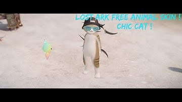 Lost Ark Free Animal Skin (Chic Cat) March Update FREE !