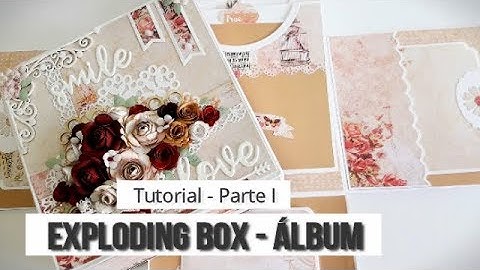 EXPLODING BOX Y MINI ALBUM - TUTORIAL (PARTE 1 - ESTRUCTURA) | LLUNA NOVA SCRAP
