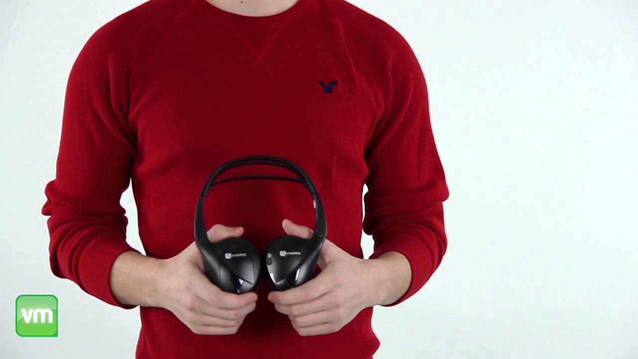 Wireless Infrared Headphones | Audiovox IR1CFF - YouTube