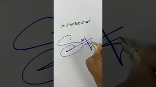 Signature | How to sign Sandeep #signature #art