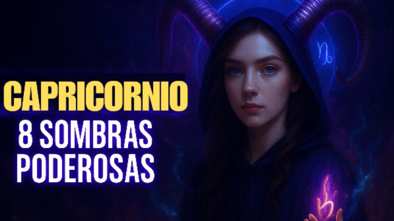CAPRICORNIO — 8 SOMBRAS PODEROSAS QUE ESCONDES… Y NADIE SOPORTA CUANDO SALEN A LA LUZ