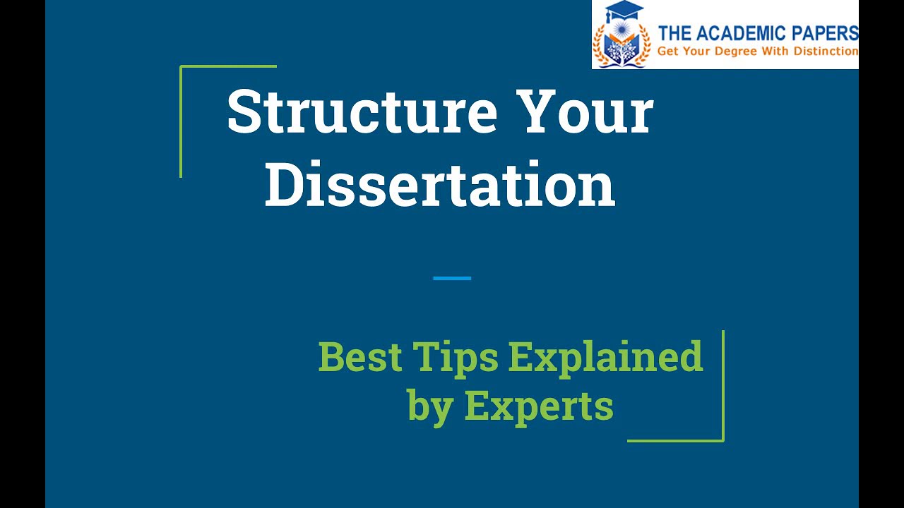 How to Structure Your Dissertation - YouTube