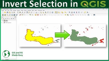 How to use invert selection in QGIS | QGIS Tutorial for Beginners