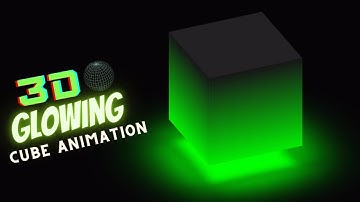 HTML and CSS Project || 3D Glowing Cube Animation Effect || HTML and CSS Project for Beginners.