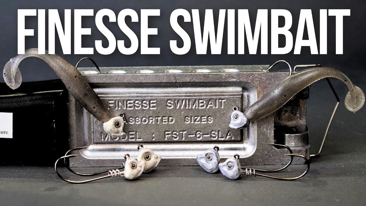 The ultimate finesse swimbait head new do it molds finesse swimbait