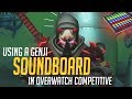 Using a Genji Soundboard in Overwatch Competitive! (Overwatch Trolling)