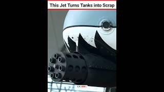 This Jet Turns Tanks into Scrap #shorts