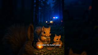 La ardilla que llamó a la policía 🐿️🚓 | Historias para niños divertidas#shorts #spanish