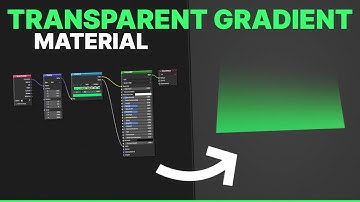 Transparent Gradient Material in Blender - Tutorial