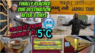 🚂ANDAMAN EXPRESS TRAVEL VLOG PART-3!!! Chennai to Kashmir | Coldest Train Journey | Naveen Kumar screenshot 4