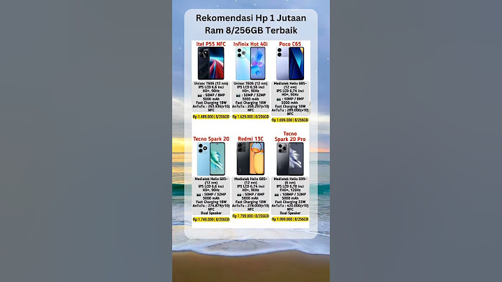 Rekomendasi hp 1 jutaan ram 8/256GB Terbaik #smartphone #hp #rekomendasihp #affiliate #masukberanda