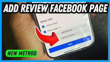 How to add review facebook page [Mobile] Facebook reivew option
