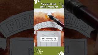 Tips for Great Line and Wash Art✏️🎨