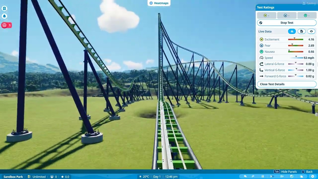 Really Nice Intamin Swing Launch Coaster