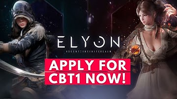 ELYON CLOSED BETA Applications Are Now Open! Let