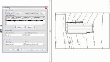 Autodesk Revit Architecture: Site Settings
