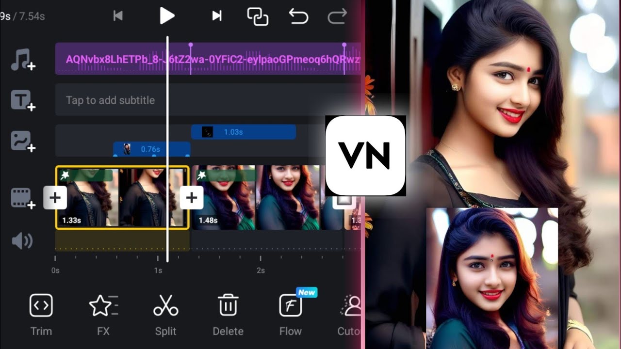 Trending Photo Video Editing In Vn App | Photo Se Instagram Reels Video Kaise Banaye |Vn App Editing