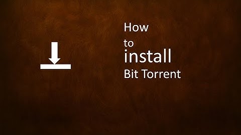 How to install Torrent Client - Step by Step process of Torrent Installation