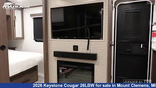 Remarkable 2026 Keystone Cougar Travel Trailer RV For Sale in Mount Clemens, MI | RVUSA.com