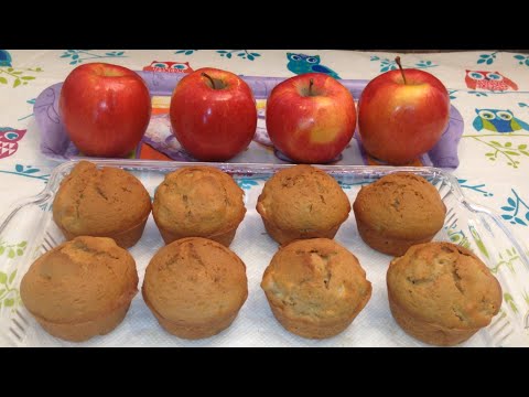 Video: Cómo Hacer Muffins De Trozos De Manzana