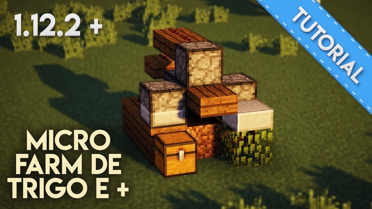 MICRO FARM DE TRIGO E MAIS - [ TUTORIAL Minecraft ] - YouTube