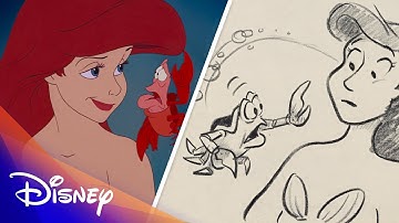 The Little Mermaid Side by Side | Disney