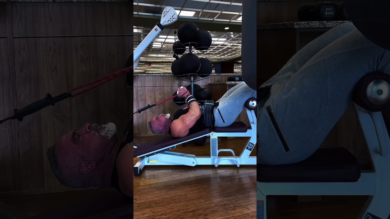 Decline tricep extensions are a great way to lock in arm position for maximum tricep isolation
