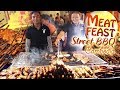 STREET BBQ MEAT FEAST! Street Food Tour of Phnom Penh Cambodia