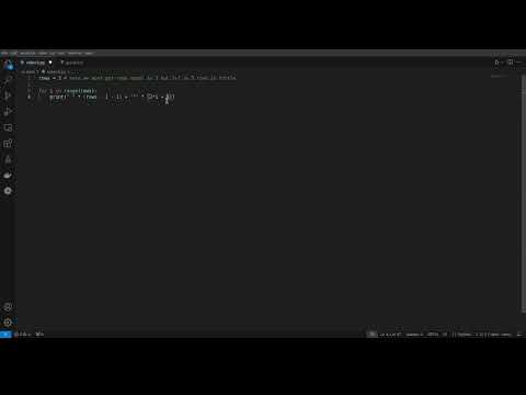 Create a Perfect Diamond Pattern in Python #3