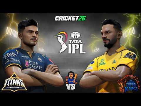 🔴 GT 💙 vs CSK 💛 TATA IPL 2026 Match No - 66 | Cricket 26 Live - SR Gamer