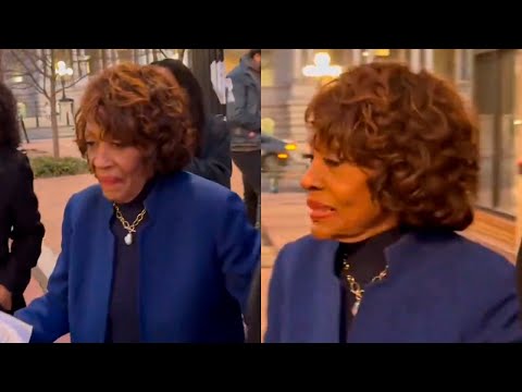 Maxine Waters Running Away From A Journalist After She Was Exposed