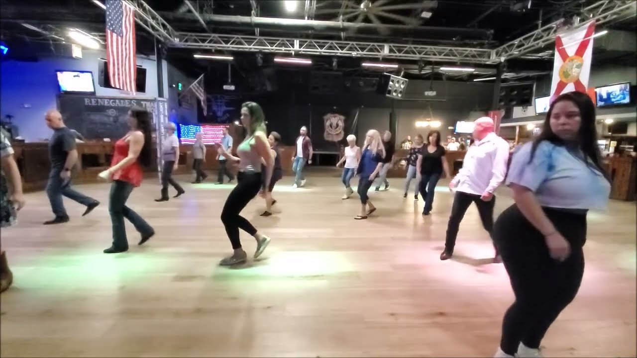Flatline Line Dance By Anthony Gordon To Music With Jason At Renegades On 10 10 23