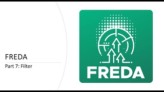 FREDA Tutorial: Filter