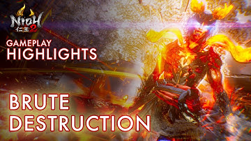 Nioh 2 Highlights - Brute Yokai Shift Combat