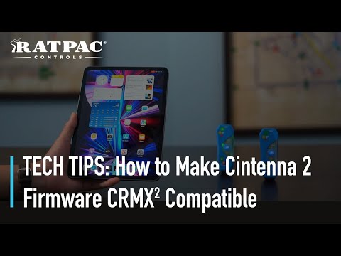 Learn how to update the firmware of your Cintenna 2 devices to make them CRMX2 compatible. You will need an iPad with CRMX Toolbox App to complete this actio...
